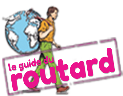 guide du routard a close up of a sign